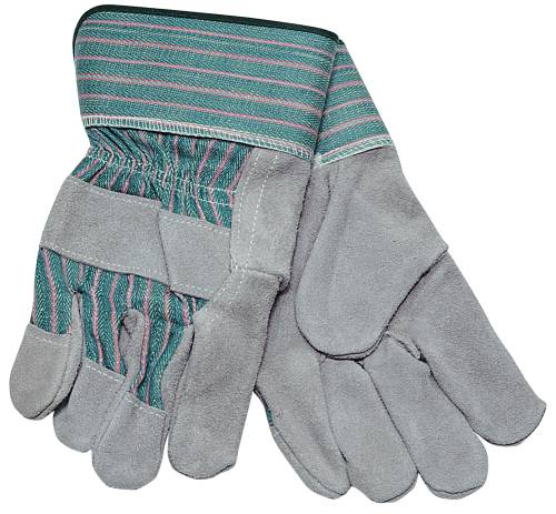 GLOVE LARGE LEATHER PALM WORK MENS - Click Image to Close