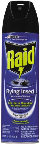 RAID FLYING INSECT SPRAY 15OZ - Click Image to Close