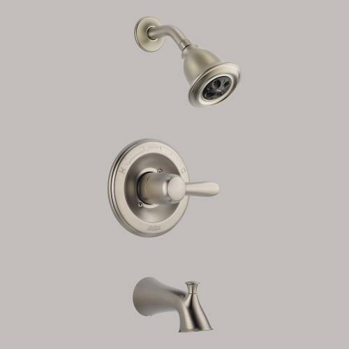DELTA LAHARA MONITOR 14 SERIES TUB AND SHOWER TRIM STAINLESS STE