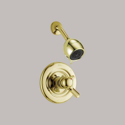 DELTA INNOVATIONS MONITOR 17 SERIES SHOWER TRIM POLISHED BRASS - Click Image to Close