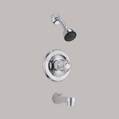 DELTA CLASSIC MONITOR 13 SERIES TUB AND SHOWER TRIM CHROME PULL