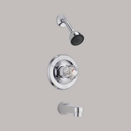 DELTA CLASSIC MONITOR 13 SERIES TUB AND SHOWER TRIM CHROME PULL - Click Image to Close