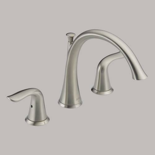 DELTA LAHARA ROMAN TUB TRIM STAINLESS STEEL - Click Image to Close