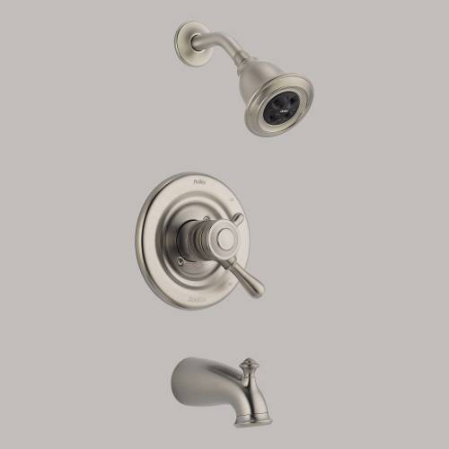 DELTA LELAND MONITOR 17 SERIES TUB AND SHOWER TRIM STAINLESS STE