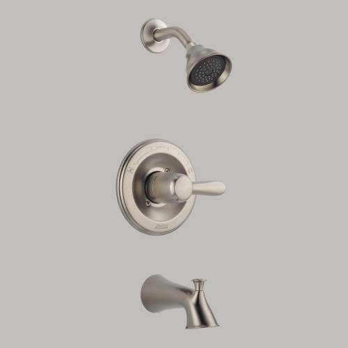 DELTA LAHARA MONITOR 14 SERIES TUB AND SHOWER TRIM STAINLESS STE