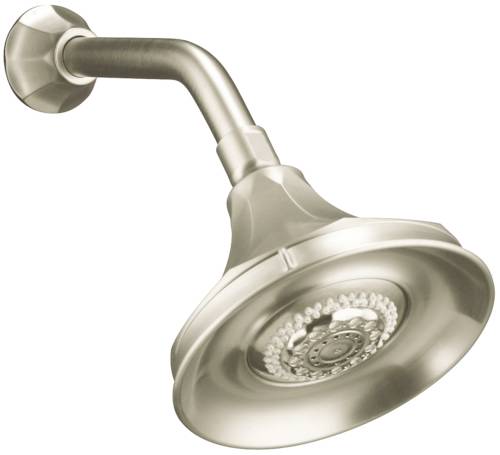 MEMOIRS MULTIFUNCTION SHOWER HEAD, VIBRANT BRUSHED NICKEL - Click Image to Close