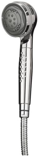 MASTERSHOWER 3-WAY RELAXING HANDSHOWER, POLISHED CHROME - Click Image to Close