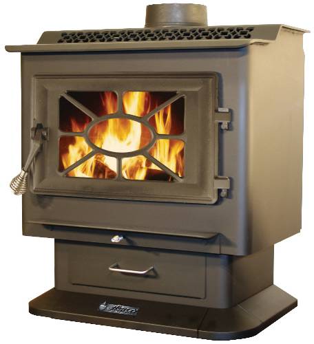 PLATE STEEL WOOD HEATER - Click Image to Close