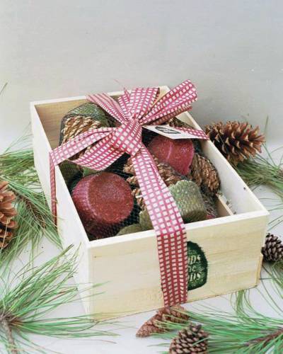 CONE STARTERS 12/WOOD APPLE CRATE - Click Image to Close