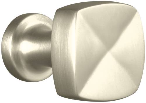 MARGAUX 1-1/4 IN. KNOB, VIBRANT BRUSHED NICKEL - Click Image to Close