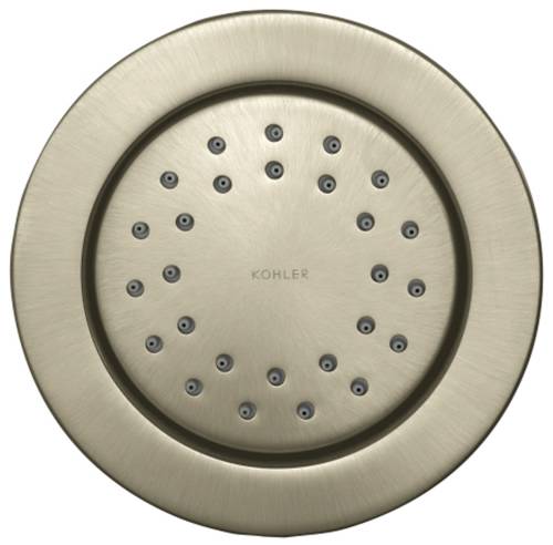 WATERTILE ROUND 27-NOZZLE BODY SPRAY, VIBRANT BRUSHED NICKEL - Click Image to Close
