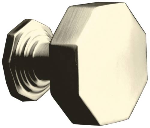 PINSTRIPE CABINET KNOB, VIBRANT BRUSHED NICKEL - Click Image to Close