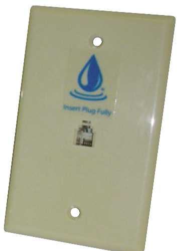 PIPEBURST WALL PLATE WITH LABEL