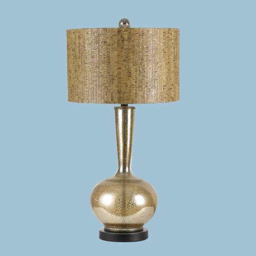 TRANSITIONAL SOLITAIRE TABLE LAMP, 31-1/2 INCH