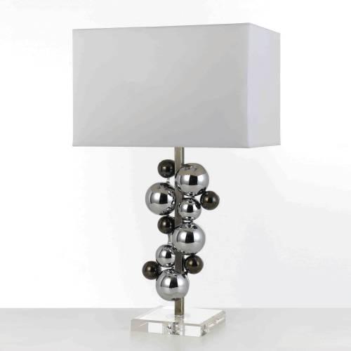 MODERN ATOM TABLE LAMP, 23-1/2 UNCH