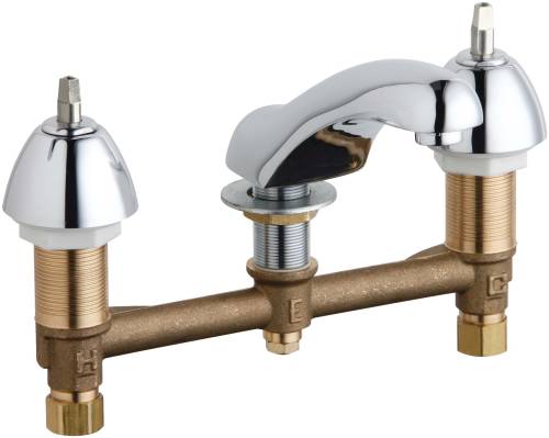 CONCEALED HOT AND COLD WATER SINK FAUCET NON-AERATING SPRAY