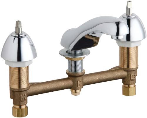 CONCEALED HOT AND COLD WATER SINK FAUCET AERATING SPRAY