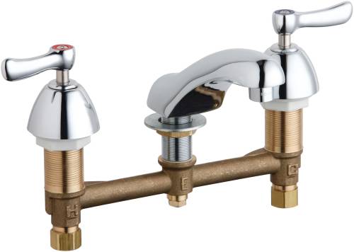 CONCEALED HOT AND COLD WATER SINK FAUCET NON-AERATING SPRAY WITH - Click Image to Close