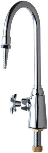TIN LINED PURE WATER FAUCET GOOSENECK SPOUT WITH CROSS HANDLE, 1 - Click Image to Close