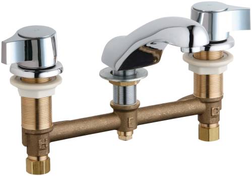 CONCEALED HOT AND COLD WATER SINK FAUCET AERATED SPRAY WITH TWO
