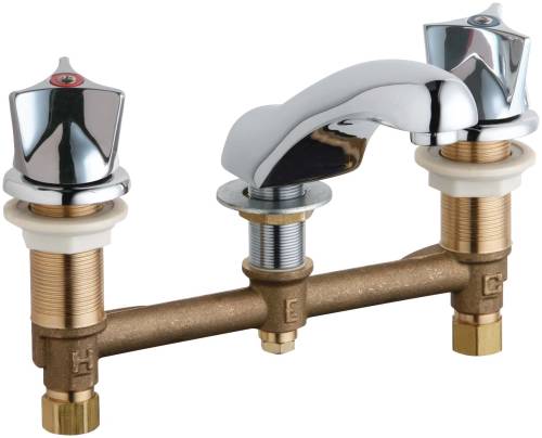 CONCEALED HOT AND COLD WATER SINK FAUCET AERATED SPRAY WITH TWO