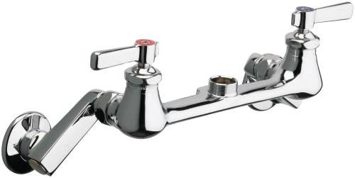 HOT AND COLD WATER SINK FAUCET 2-3/8 IN. SPOUT WITH TWO LEVER HA