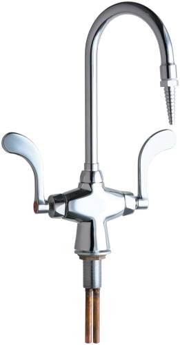 HOT AND COLD WATER MIXING FAUCET