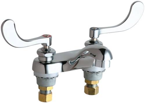 HOT AND COLD WATER SINK FAUCET NON-AERATING SPRAY WITH TWO WRIST - Click Image to Close