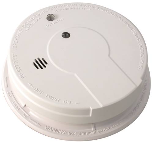 SENTINEL SMOKE ALARM HARD-WIRED 120V WITH 9V BATTERY BACK-UP - Click Image to Close