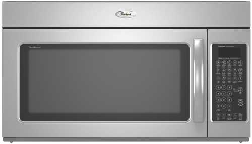 WHIRLPOOL MICROWAVE RANGE HOOD COMBINATION STAINLESS STEEL - Click Image to Close