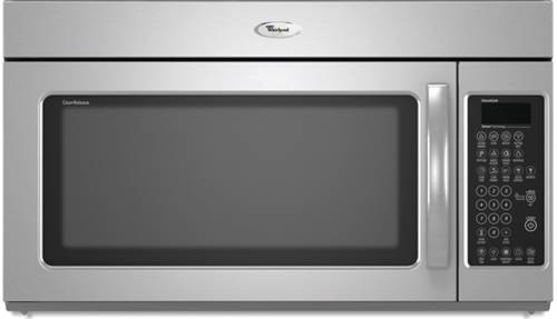 WHIRLPOOL MICROWAVE RANGE HOOD COMBINATION 2.0 CU. FT. STAINLESS - Click Image to Close