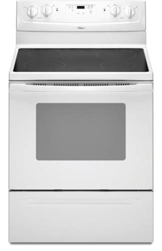 WHIRLPOOL FREE STANDING ELECTRIC RANGE 30 IN. WHITE
