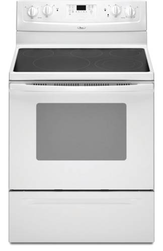 WHIRLPOOL FREE STANDING ELECTRIC RANGE WITH STEAM CLEAN 30 IN. W