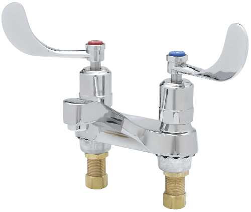 T&S BRASS SLOW SELF CLOSING CC LAVATORY FAUCET - Click Image to Close