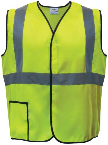 NYLON SAFETY VEST CLASS 2 YELLOW, 3XL - Click Image to Close