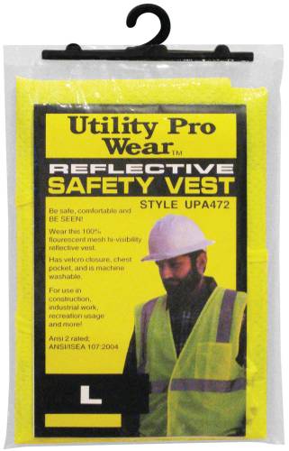 HIGH VISIBILITY MESH SAFETY VEST CLASS 2 YELLOW, 4XL