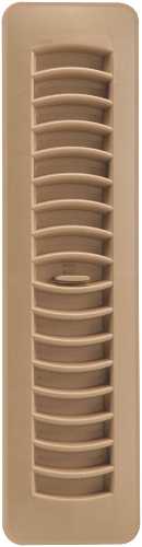 PLASTIC REGISTER PACKAGE, 21/4 X 12 IN., TAUPE