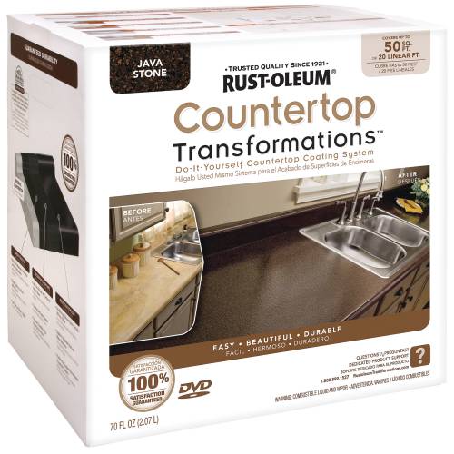 RUST-OLEUM COUNTERTOP TRANSFORMATIONS KIT JAVA STONE - Click Image to Close