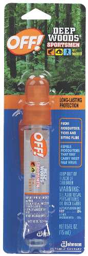 OFF! DEEP WOODS SPORTSMEN INSECT REPELLENT III PUMP SPRAY 0 .5 O - Click Image to Close