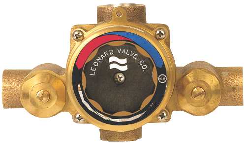 THERMOSTATIC MIXING VALVE, SINGLE 3/4" - Click Image to Close