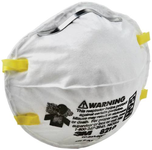 3M PARTICULATE RESPIRATOR 8210, N95, DISPOSABLE - Click Image to Close
