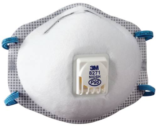 3M PARTICULATE RESPIRATOR 8271, P95, DISPOSABLE - Click Image to Close