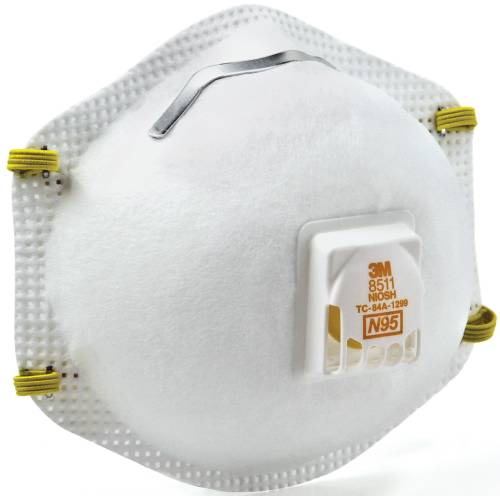 3M PARTICULATE RESPIRATOR 8511, N95, DISPOSABLE