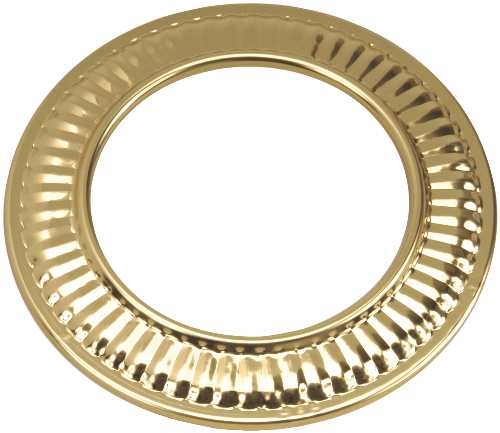 TRIM COLLAR, 8 IN., BRASS - Click Image to Close