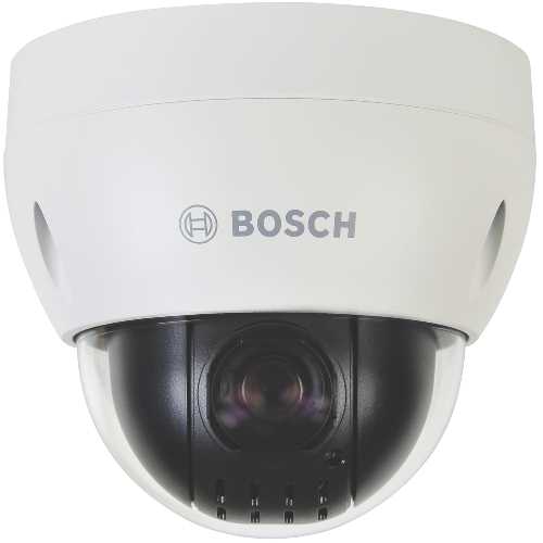 BOSCH INDOOR/OUTDOOR DAY/NIGHT PTZ DOME ANALOG CAMERA WHITE - Click Image to Close
