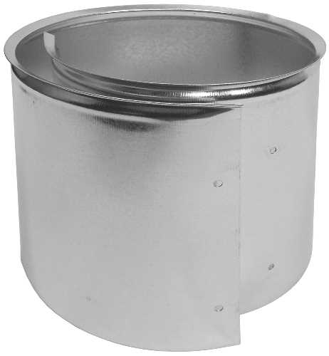 CEILING BOOT, 6 IN. X 10 IN. X 6 IN., GALVANIZED - Click Image to Close