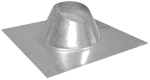 ROUND TO OVAL END BOOT 6/BOX , 6 IN. X 6 IN., GALVANIZED - Click Image to Close
