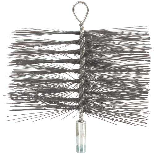 CHIMNEY BRUSH, 7 IN. X 11 IN. RECTANGULAR, 3/8 IN. NPSM, SUPERSW - Click Image to Close