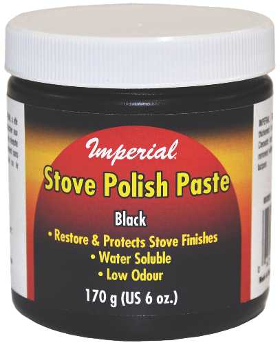 STOVE POLISH PASTE, 6OZ, BLACK - Click Image to Close