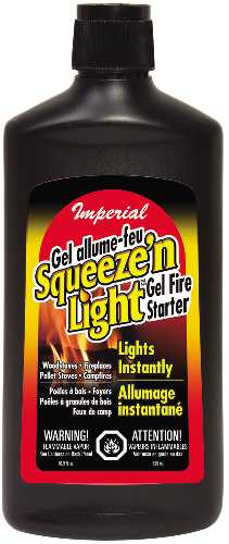 FIRE STARTER, SQUEEZE 'N LIGHT, 16OZ, ENGLISH-SPANISH - Click Image to Close